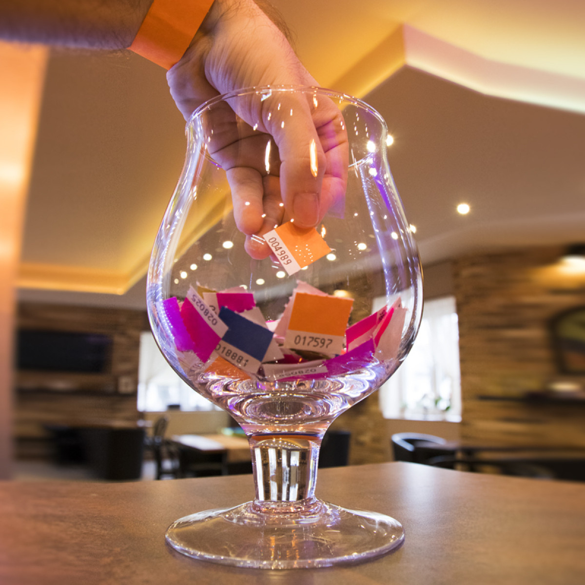 Veelzijdig inzetbaar voor loterijen, garderobe en toegangscontrole.