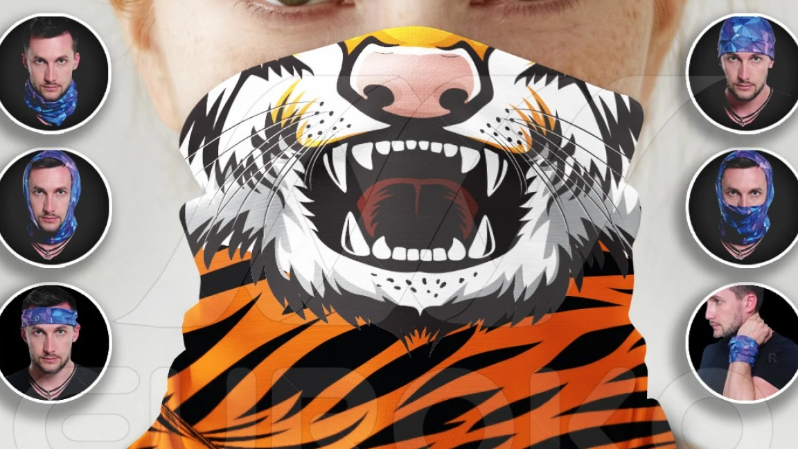 Portez votre snood tigre de 8 façons différentes pour toutes occasions.