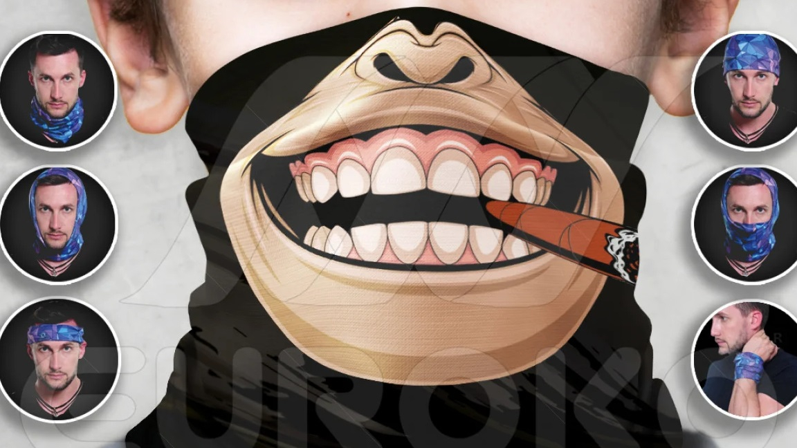 Draag het op 12+ manieren: als nekwarmer, bandana, hoofdband en meer.