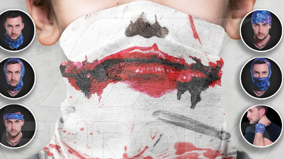 Zeven draagmogelijkheden in één veelzijdige bandana voor elk avontuur.