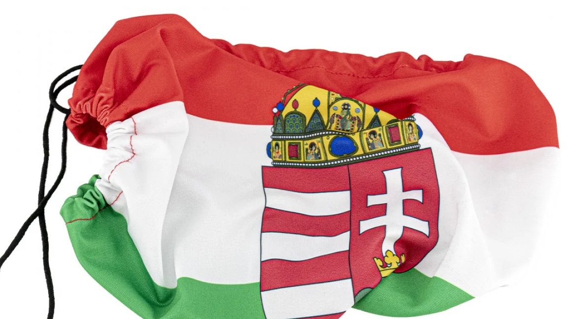 Système de fixation sécurisé avec élastique et cordon de serrage.