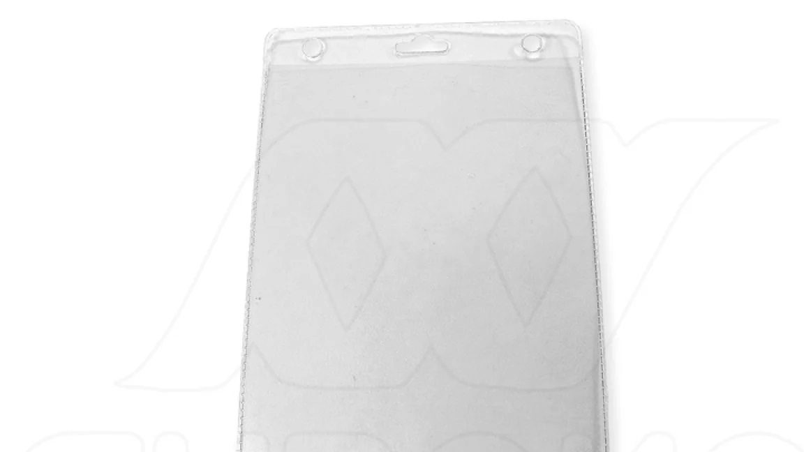 Kristalhelder vinyl voor perfecte zichtbaarheid van uw badges.