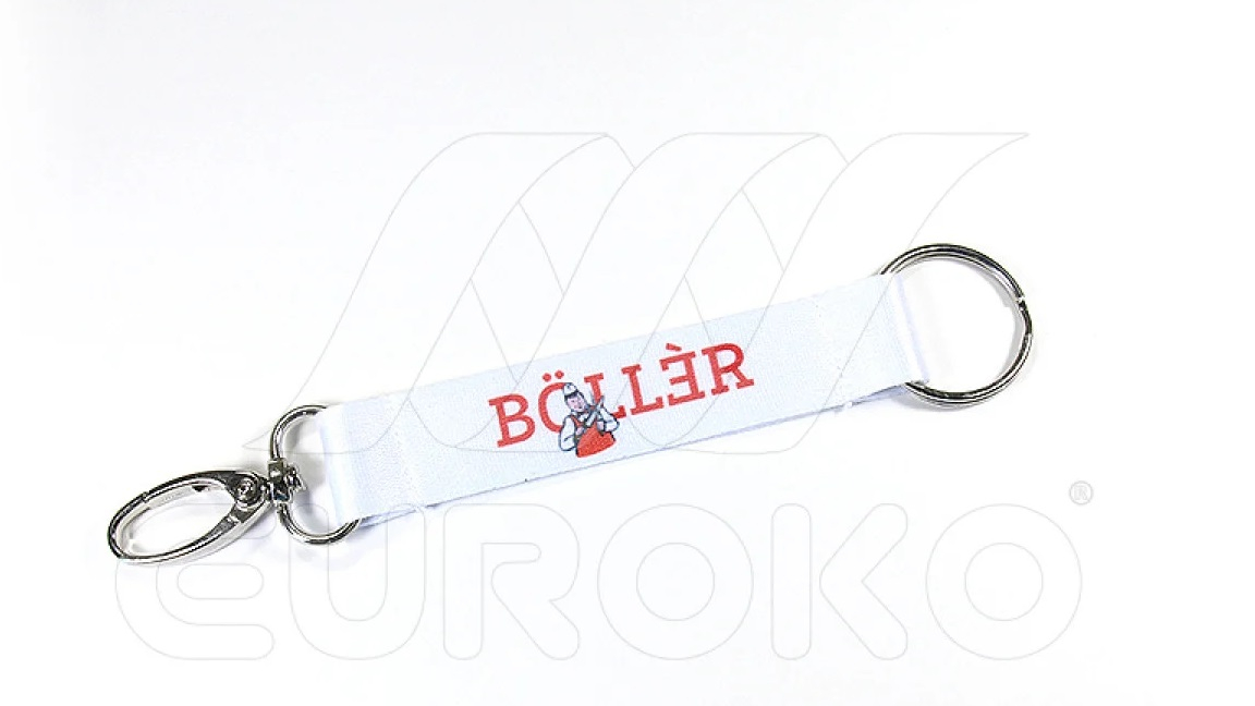 Praktisch en veelzijdig met karabijnhaak en stevige sleutelring.