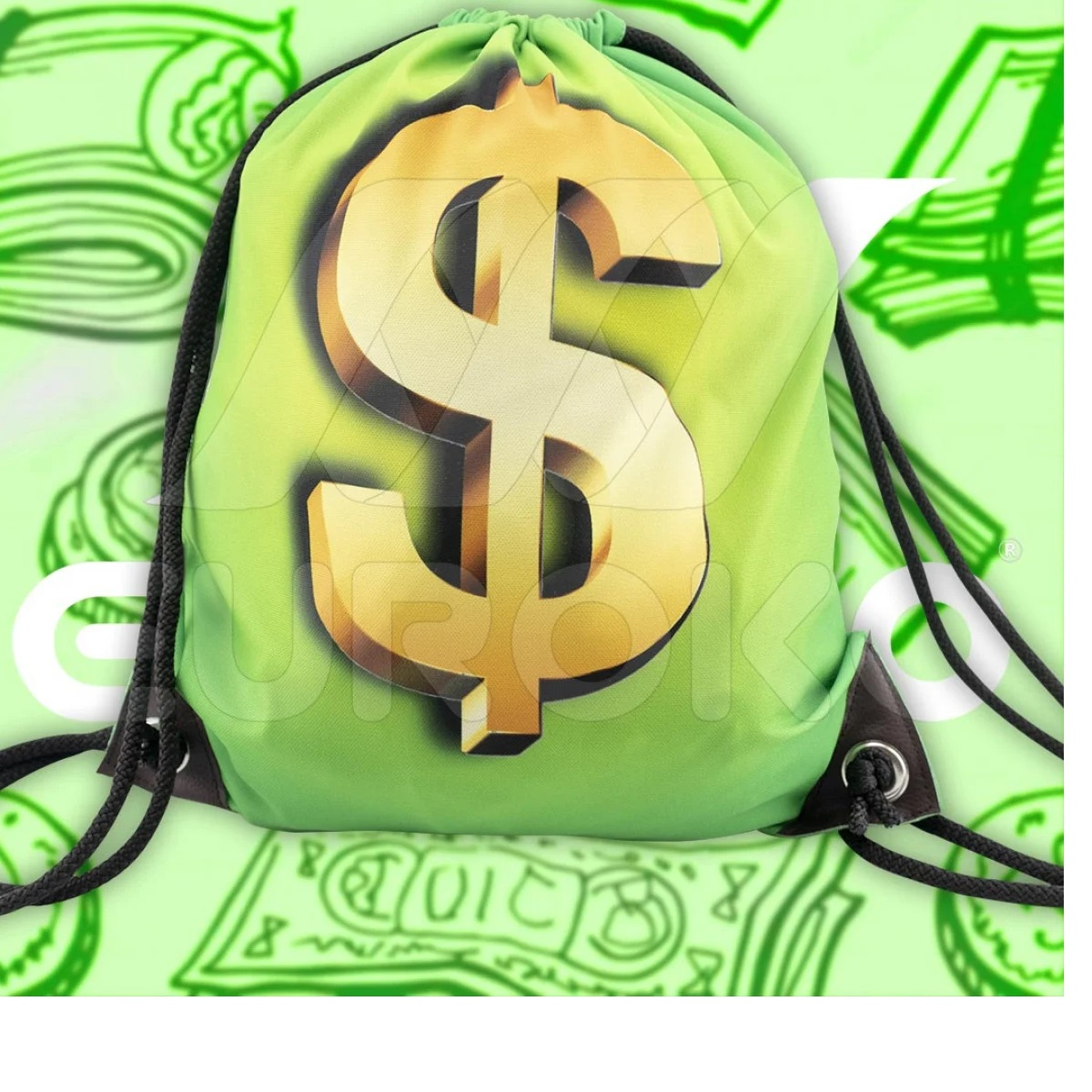 Kies uit diverse koordkleuren en lederen hoekversteviging opties.