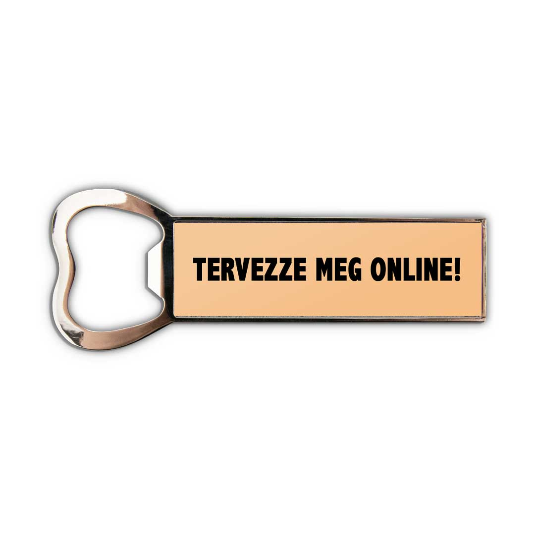Ontwerp online je eigen gepersonaliseerde flesopener in minuten.
