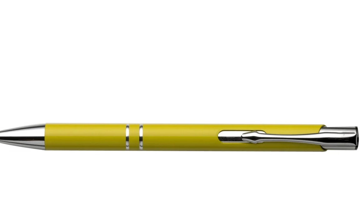 Découvrez notre stylo en aluminium avec finition laquée brillante.