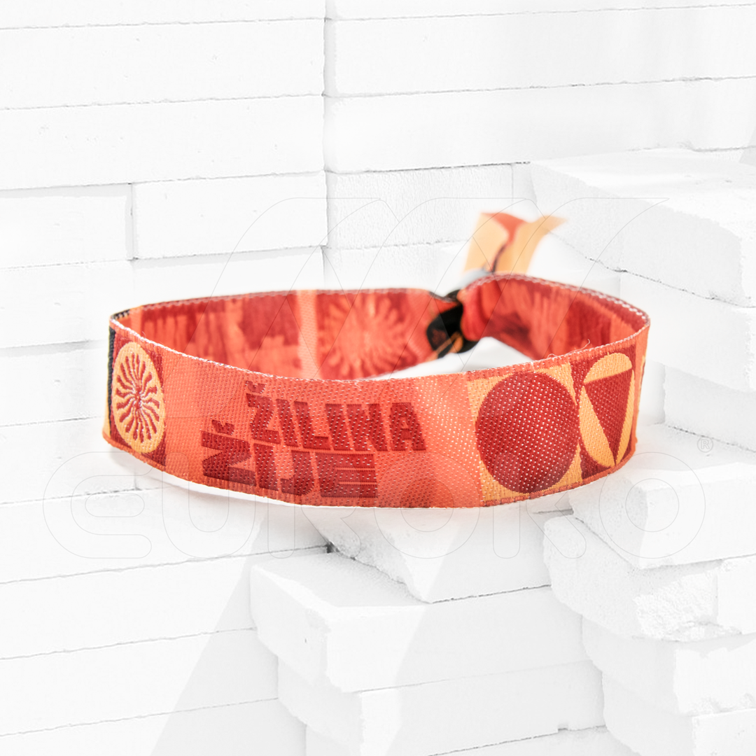 Zacht geweven textiel voor superieur draagcomfort tijdens uw evenement.