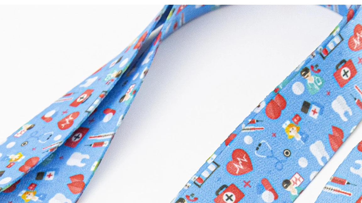 Impression haute résolution avec des icônes médicales colorées.