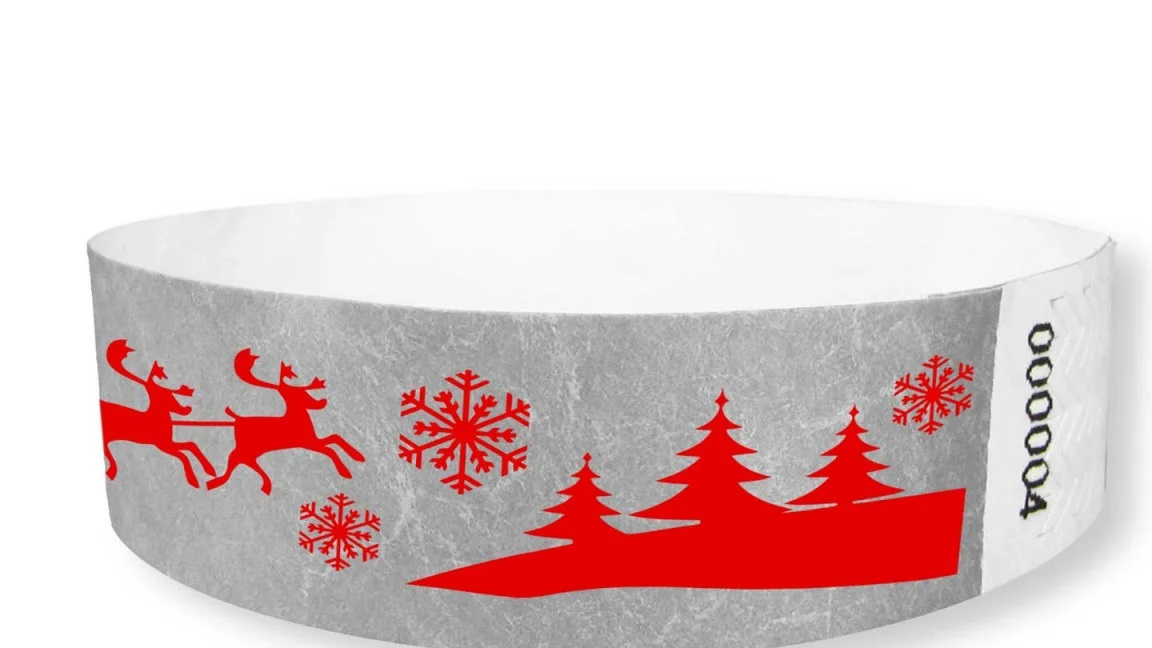 Elk polsbandje is genummerd voor optimale toegangscontrole.