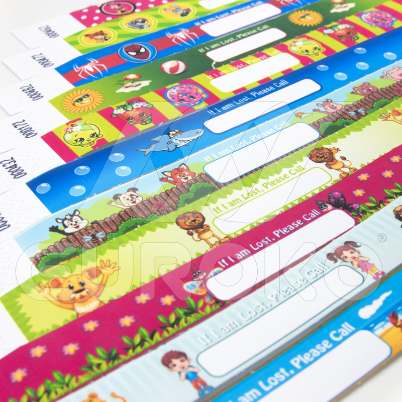 Fermeture adhésive sécurisée pour une identification fiable et permanente.