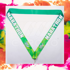 Bedrukte Medaille Linten met Haak