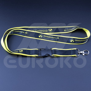 Bedrukte Premium Keycords met Plastic Gesp