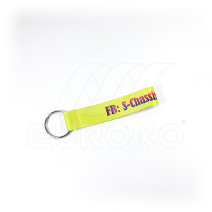 Bedrukte mini lanyard sleutelhanger met sleutelring