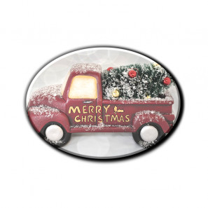 Fotomagneten Ovaal met Foto 9x6,5cm