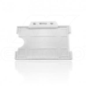 Plastic Badgehouder Open 9x6 cm