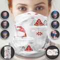 Bedrukte Bandana met Kerst Design