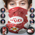 Buff Kindersjaal met Kerst Design