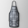 Design Keukenschort met Zebraprint 60/90 cm