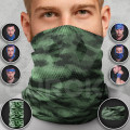 Donkergroene Camouflage Bandana