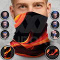 Multifunctionele Bandana met Vlammenprint - Volwassenen