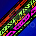 Neon textiel polsbandjes 15mm