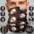 Pre-designed Buff Bandana met Schedel Patroon