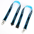 Premium Bedrukte Keycords met Dubbele Haak & Veiligheidssluiting