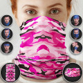 Roze Camouflage Bandana - Buff, Col & Nekwarmer