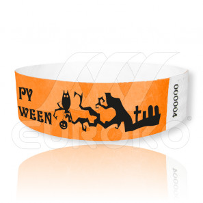 3/4" Pre Designed TYVEK Wristbands (19mm)