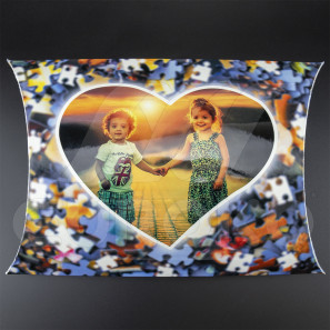 Boîte cadeau personnalisée puzzle 26x19cm
