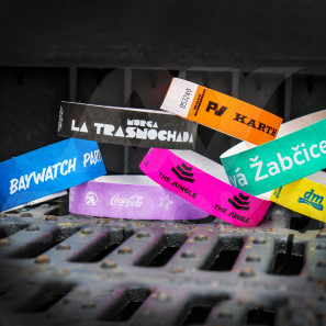 Bracelets Tyvek 19mm pour événements