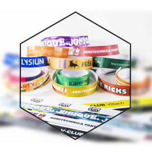 Bracelets personnalisés en tissu 20mm