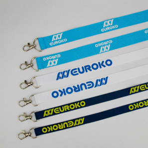 Lanyards sérigraphiés personnalisés – tour de cou