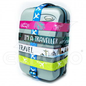 Sangle pour valise pré-imprimée à motifs 50 mm