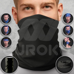 Multifunctional Scarf Black