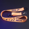 Custom Neon Lanyard with Buckle