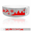 Bracelets Tyvek Noël pré-imprimés 19mm