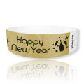 Bracelets Tyvek pré-imprimés Bonne Année 19mm
