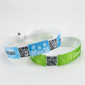 Bracelets en tissu personnalisés avec QR code 20mm