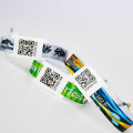 Bracelets festival tissu personnalisés QR/code-barres
