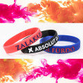 Bracelets silicone personnalisés en creux