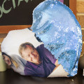 Coussin Personnalisé Coeur à Paillettes