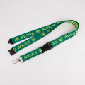 Lanyard tissé 20mm avec boucle et clip de sécurité