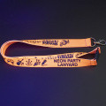 Lanyards néon personnalisés avec clip de sécurité
