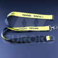 Lanyards personnalisés satin-polyester clip sécurité