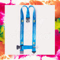 Lanyards satin personnalisés boucle & clip sécurité