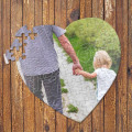 Puzzle Photo Coeur Personnalisé 112 pièces