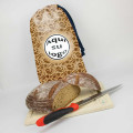 Sac à pain en tissu personnalisé 27x42 cm