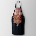 Tablier cuisine homme corps musclé 60x90 cm