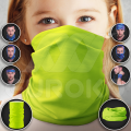 Tour de cou multifonction enfant vert fluo